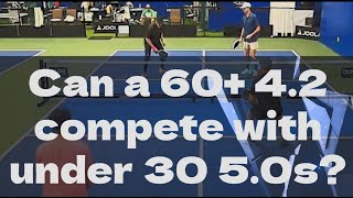 Can a 60 42DUPR survive in 50pro open age games [upl. by Sibeal]