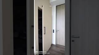 Flat renovation project frameless doors eliminating the needs of architraves ensuring a modern look [upl. by Yentruocal]