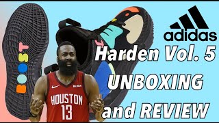 Harden Vol 5 Unboxing and Review I Signature Basketball Shoes that are a must buy I Harden Volume 5 [upl. by Ceevah349]