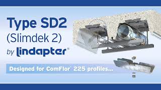 Lindapters Slimdek 2 decking fixing [upl. by Sikko722]