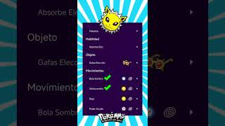 ¡MOveset para jolteon en 30 segundos 🎇 pokemmo pokemon stream rojofuego [upl. by Llener]