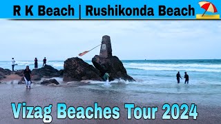 Vizag Beaches Tour 2024  Visakhapatnam Tourist Places  R K Beach  Vizag Travel Guide Information [upl. by Jona]