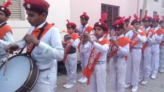 Arwachin bharti bhawan school Khekra band welcome chief guest [upl. by Borgeson]