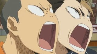 Daichi yelling on Nishinoya and TanakaHaikyuuEng dub [upl. by Alyce49]