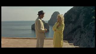 Le mépris JeanLuc Godard scène des escaliers de la villa Malaparte à Capri [upl. by Neelon757]