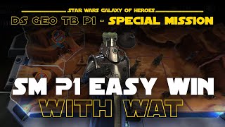 Phase 1  Nute Special Mission DS Geo TB  SWGOH [upl. by Johan]