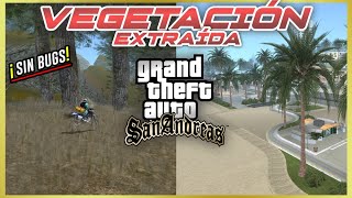 VEGETACIÓN de GTA San Andreas Definitive Edition en tu GTA San Andreas Clásico SIN BUGS  MOD 2022 [upl. by Estren]