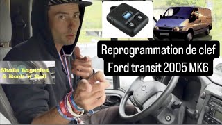 PROBLÈME CENTRALISATION  REPROGRAMMATION CLEFS FORD TRANSIT MK6 2005 [upl. by Namielus]