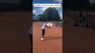 🎾 2 drills to improve your volleys  Olivia tennis tips  tenniscoach getbetter tennisplayer [upl. by Alberta]