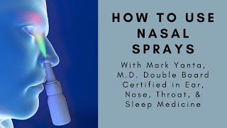 How to use nasal sprays [upl. by Lednor]