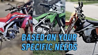 Best Street Legal Dirt Bikes To Ride On amp Off Road 2023 [upl. by Ellennej]