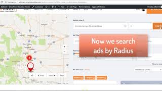 Radius search in Adforest Wordpress theme [upl. by Rechaba947]