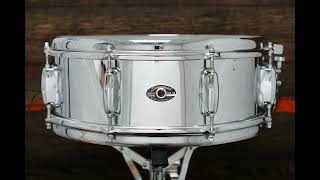 Slingerland 5x14quot Festival Model Chrome Snare Drum  1970s [upl. by Nodababus]