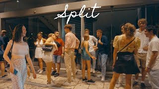 Split Croatia Nightlife 2023 CRAZY PARTY 🇭🇷 Old Town Split Walking Tour 4k [upl. by Cupo364]