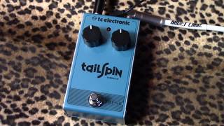 TC Electronic TAILSPIN Vibrato pedal demo with Humbuckers Darkmoon amp Princeton Reverb [upl. by Vena]