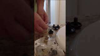 Knobs on cabinets asmr diy homeimprovement [upl. by Graehl812]