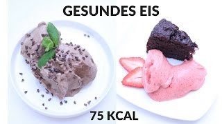 GESUNDES EIS  OHNE ZUCKER  VEGAN amp IDEAL ZUM ABNEHMEN [upl. by Mehelhteb]