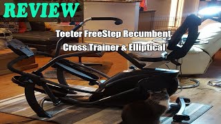 Teeter FreeStep Recumbent Cross Trainer amp Elliptical  Review 2022 [upl. by Anirac]