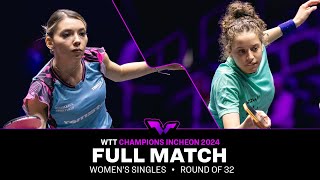 FULL MATCH  Bernadette Szocs vs Hana Goda  WS R32  WTTIncheon 2024 [upl. by Ynamreg]