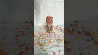 Tower of Colored Amazing Plastic Pearl Beads ASMR Oddly Satisfying asmr satisfying beads tiktok [upl. by Burchett]