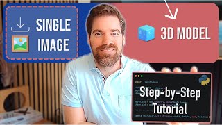 3D Python Tutorial Building 3D Models from 2D Images Photo or AI with 5 Libraries [upl. by Noeled712]