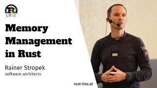 Rainer Stropek  Memory Management in Rust [upl. by Atela276]