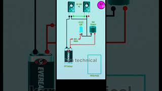 Water tank over flow alarm circuit diagram shorts [upl. by Nosila]