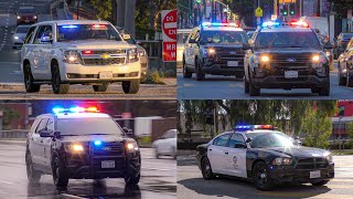 LAPD Code 3 Response Special Vehicles Included [upl. by Aillicirp]