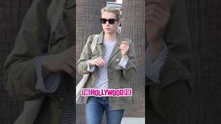 Emma Roberts Gets Annoyed With Paparazzi When Spotted Out Running Errands In Beverly Hills CA [upl. by Aseen709]