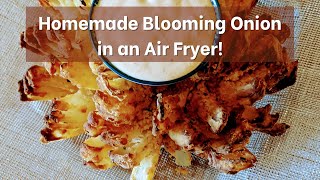 Air fryer Blooming onion with Dipping Sauce [upl. by Ayirp]