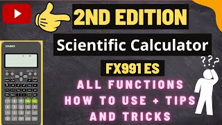 Casio Fx991ES Plus 2nd Edition Scientific Calculator 🔥 Setup 🔥 Modes 🔥 Features and Functions [upl. by Kelsy]