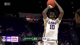 DAMION COLLINS VS MVS 11 PTS LSU DEBUT 110623 [upl. by Salohcim]