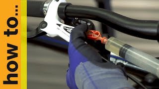 How To Bleed Disc Brakes  Halfords UK [upl. by Newbill]