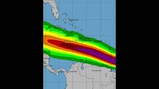 Hurricane Beryl in 60 Seconds hurricane beryl hurricaneseason [upl. by Wheeler]