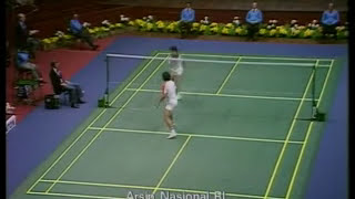 1980 Friend Providents Masters Badminton Final Liem Swie King 林水镜 vs Rudy Hartono梁海量 [upl. by Lerad]