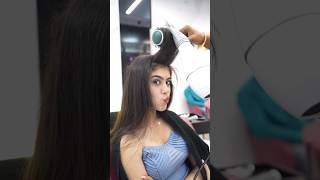 Riva arora hair cutting saloon so cute 💕 and pretty 😍💖 hair cut and hair colour viralshort watch [upl. by Nyrehtac]