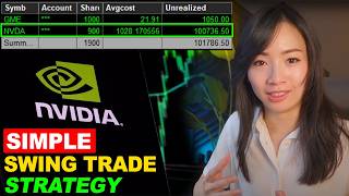 Simple PartTime SWING TRADING STRATEGY 110000 NVIDIA Stock Trading [upl. by Bea]