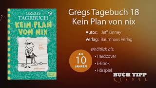 BuchTipp Kinder  Gregs Tagebuch 18 [upl. by Aninat]