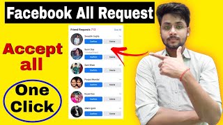 How To Confirm All Friend Requests on Facebook At Once [upl. by Oringa]