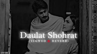 Daulat Shohrat Slowed and Reverb OVibes viral trending [upl. by Noissap]