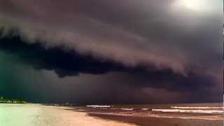 Amrum  Norddorfer Strand  Gewitter [upl. by Annawal657]