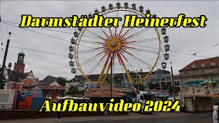 Darmstädter Heinerfest Aufbauvideo 2024 [upl. by Celin]