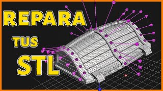 Cómo Reparar Un STL Para Impresión 3D [upl. by Stafford761]