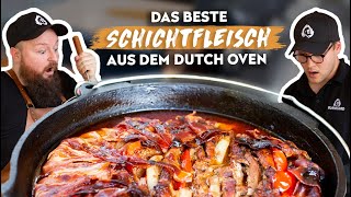 Schichtfleisch aus dem Dutch Oven  BBQ Madness [upl. by Laurent]