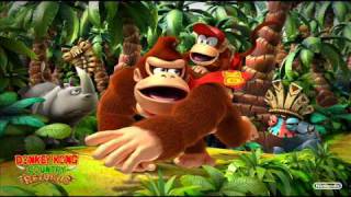 Donkey Kong Country Returns Music  Jungle Hijinx [upl. by Arateehc]