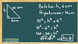 TEOREMA DE PITAGORAS EJERCICIOS [upl. by Daberath]