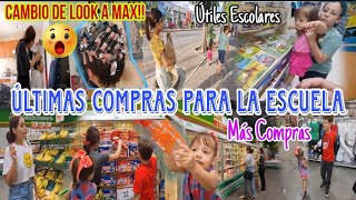 ✅️ÚLTIMAS COMPRAS REGRESO A CLASES🎒📚😱CAMBIO DE LOOK A MAX🤯🤭ÚTILES ESCOLARES ✏️MAS COMPRAS🛒🍎 [upl. by Nims976]