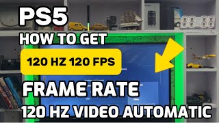 120 FPS On Playstation 5 How To Get 120HZ On PS5 [upl. by Warden]