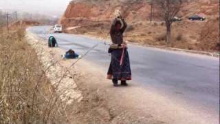 Tibetan Buddhist Prostration [upl. by Dnaloy]