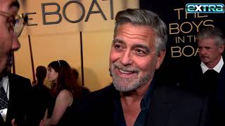 George Clooney on Brad Pitt’s BRUTAL Pranks ‘Dirty Dirty Tricks’ Exclusive [upl. by Arodoeht]